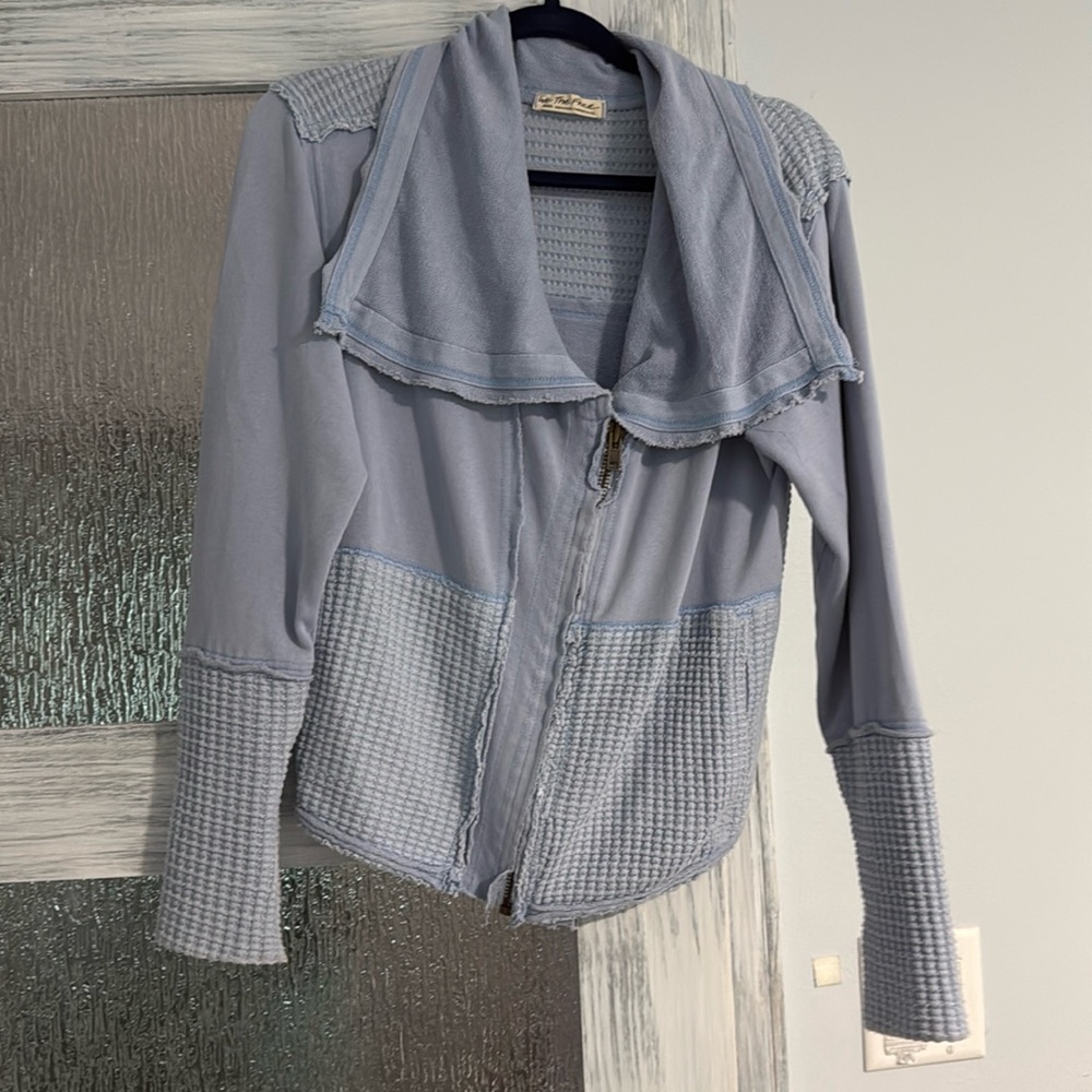 Free people blue jacket